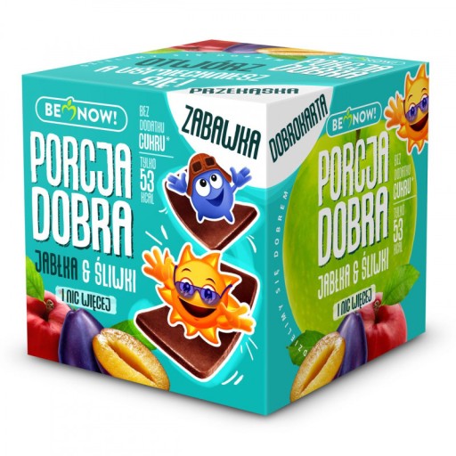 Porcja Dobra Jablkovo-slivková kocka s prekvapením