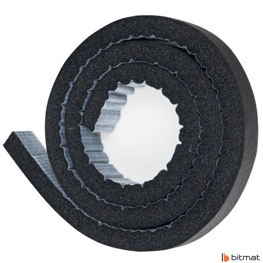 SAMOLEPIACIE TESNENIE NA DVERE, OKNÁ, BRÁNU, GUMU, PENOVÉ gumy, 13 mm, 1 m