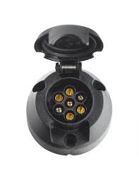 Plastová zásuvka na príves 12V 7 PIN