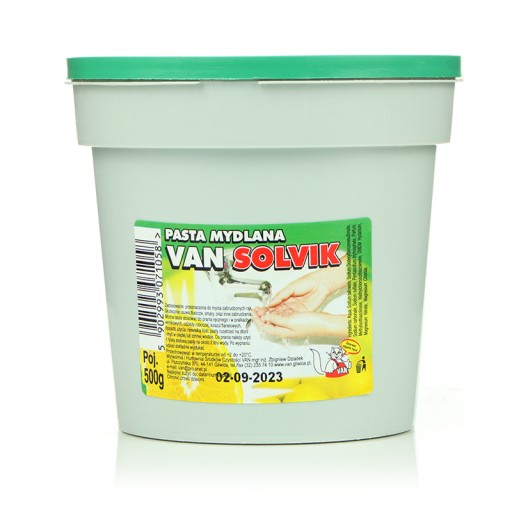 VAN SOLVIK MYDLOVÁ PASTA NA RUČNÉ UMÝVANIE 500g