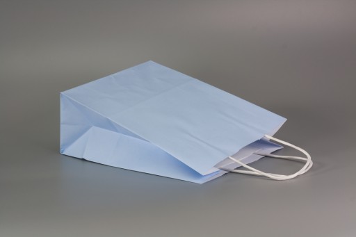 Papierová taška Modrá 180x80x225 10 ks