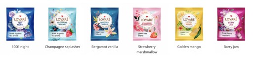 Lovare čaj Bouquet Set Spring perfektný darček 6 príchutí 30 vrecúšok