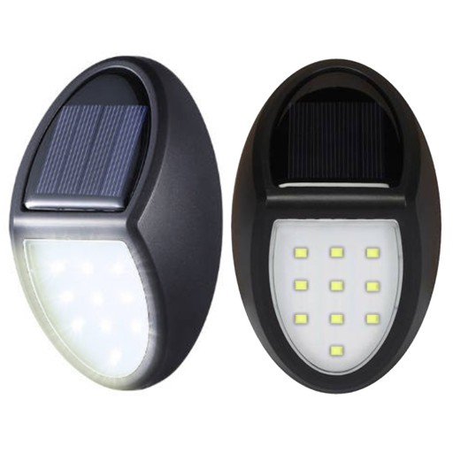 solárne svietidlo nástenné svietidlo súmrakový senzor 10LED