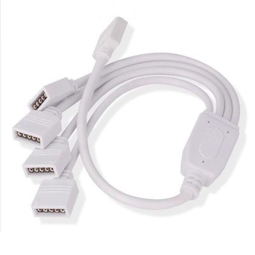 RGBW SPLITTER, rozdeľovač 1/4 LED pásikov, konektor