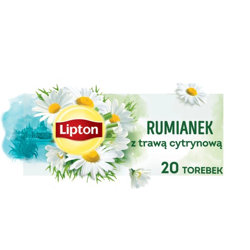 Lipton Herbs of the World bylinný čaj Harmanček s citrónovou trávou 20 ks 20g