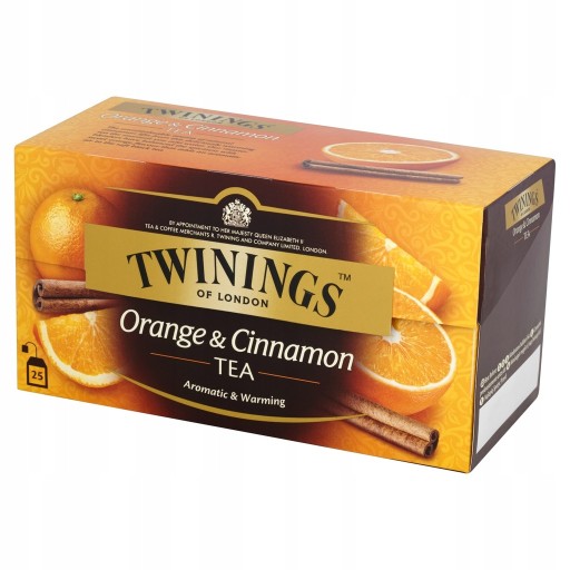 Twinings Orange & Cinnamon Tea 25ks čaj