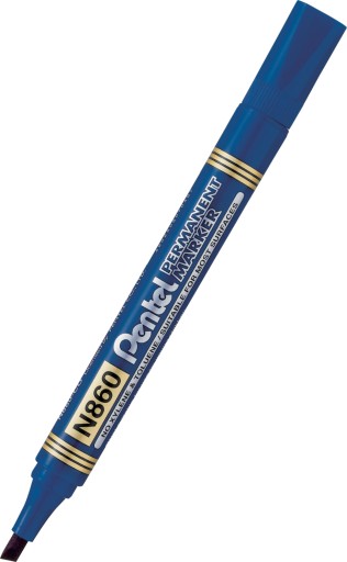Pentel N860 PERMANENTNÝ POPISOVAČ HRANA MODRÁ