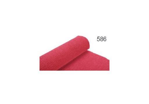 CREEPE hodvábny papier 586 C.RED
