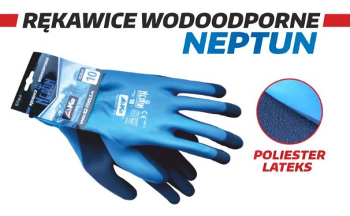 NEPTUN HRUBÉ PRACOVNÉ RUKAVICE, VODEODOLNÉ 10/XL