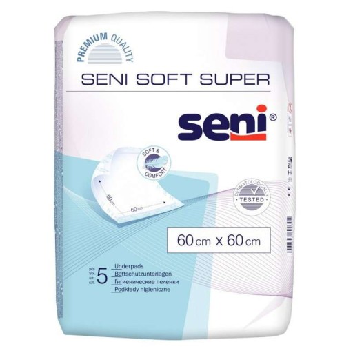 TZMO Hygienické podložky. Seni Soft Super 60x60cm a'5