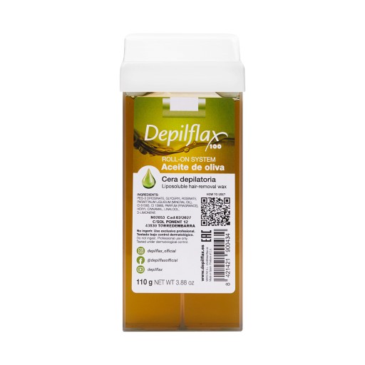 Depilflax 100 depilačný vosk rolka olivový 110 g
