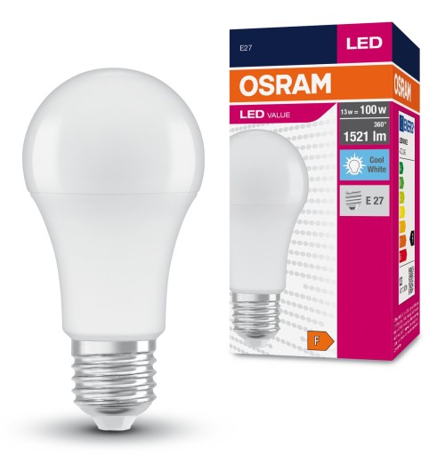 LED žiarovka 13W=100W E27 Osram 4000K biela