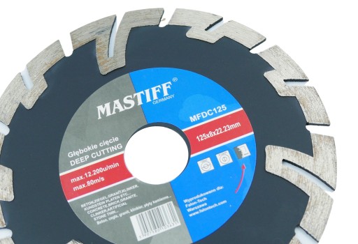 DIAMANTOVÝ KOTOUČ 125 x 22,2 HĹBKOVÉ REZANIE BETÓNU