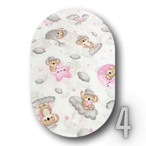 Obliečka do gondolového kočíka s gumičkou Girl Patterns