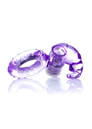 Ring-Rabbit Vibro CockRing Purple