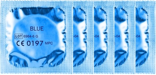 Amor Blue kondómy - 5 ks.
