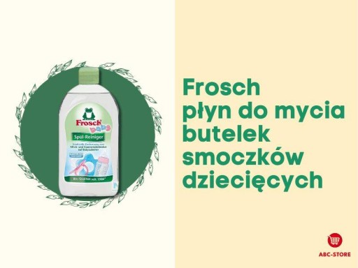 Frosch Čistiaci prostriedok na umývanie riadu, dojčenských fliaš, cumlíkov 500 ml