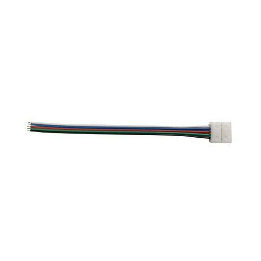 Napájací konektor pre RGBW LED pásiky 10mm 5pin jednostranný 12-24V DC 3A