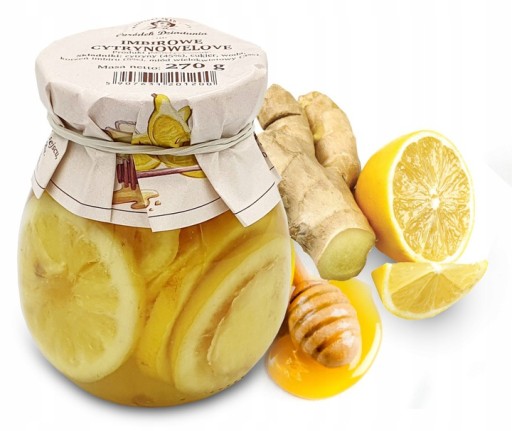 Citróny so zázvorom a medom DO ČAJU darček 270g