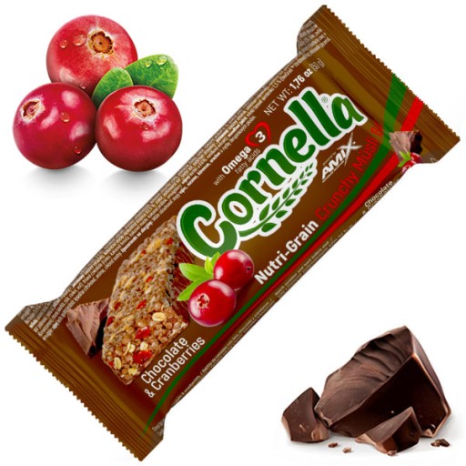 MUSLI BAR Vynikajúci! Čokoláda s brusnicami mix