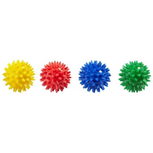 Gumená loptička Goki Spiky Na masírovanie detí