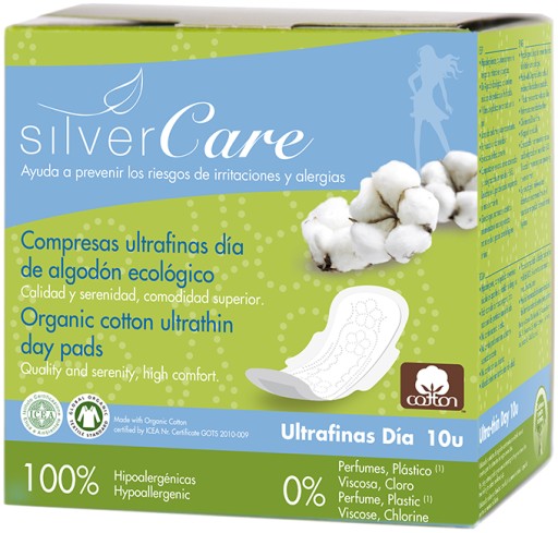 SilverCare 100% BIO, ECO denné hygienické vložky 10 ks