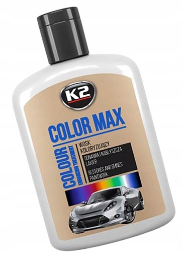 D7I03 K2 COLOR MAX Farbiaci vosk 200 ml strieborný