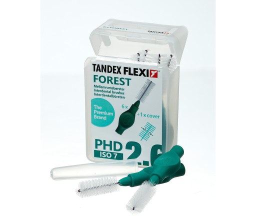 Tandex Flexi medzizubná kefka Forest 6 ks