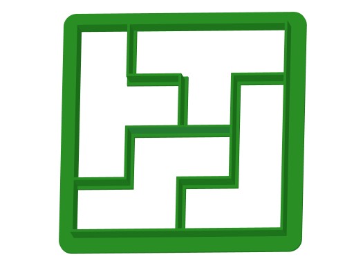 Tetris vykrajovač na perníčky vykrajovač na sušienky
