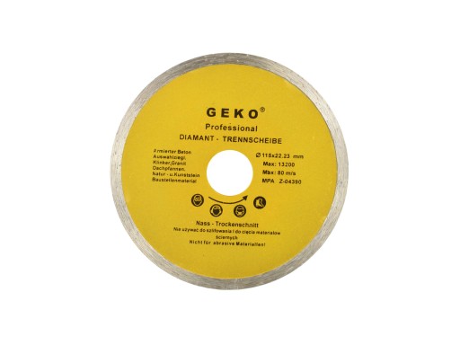 Diamantový kotúč 115mm GEKO G00240