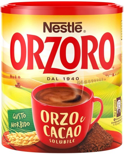 Orzoro Talianska jačmenná káva s kakaom bez kofeínu