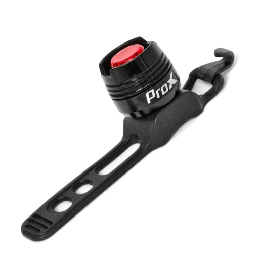 Zadné svietidlo PROX NAOS 1-LED, zadné svietidlo na bicykel čiernej farby