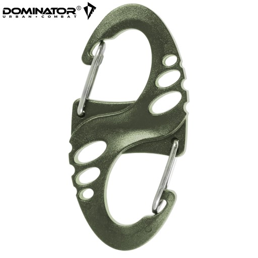 DOMINATOR S-Hák OLIVOVÁ OBOJSTRANNÁ KARABÍNA