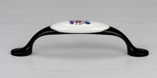 ÚCHYTKA NA NÁBYTOK KUCHYŇA Úchytka na nábytok PORCELÁN RETRO KVETY