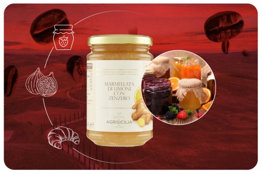 Agrisicilia citrónová marmeláda so zázvorom 360 g