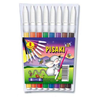 KAMET školské fixky, fixky, fixky, 8 farieb