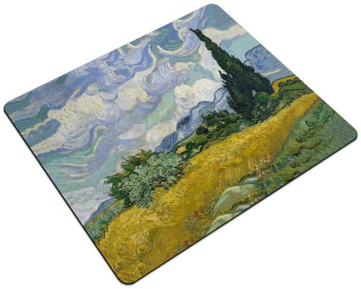 Prestieranie Pšeničné pole s cyprusmi Van Gogh 24x19