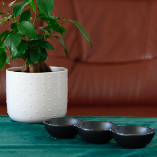 MISKY, 3 PORCELÁNOVÉ NÁDOBKY NA DIP OMÁČKY