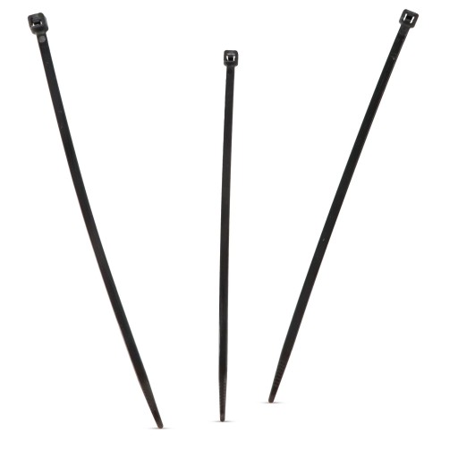 100x sťahovacie pásky Káblové pásky Zipsy 3,6 x 150 mm Silné UV sťahovacie pásky