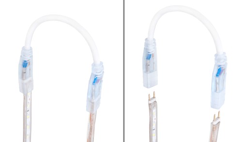 LED PÁS 230V 2835/60 1M IP68 5W NEUTRÁLNY BIELY