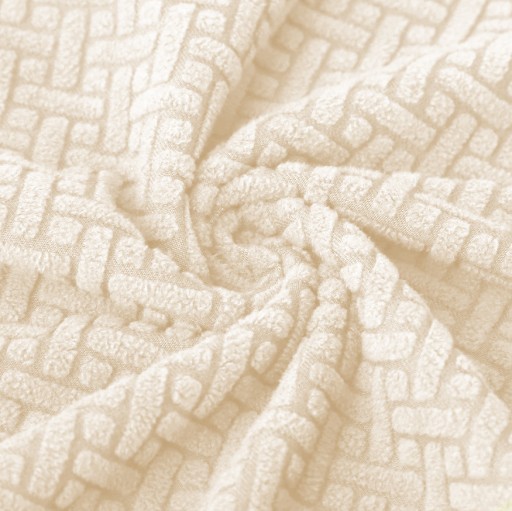 POTAH NA Škandinávsku stoličku ECRU ELASTIC JACQUARD