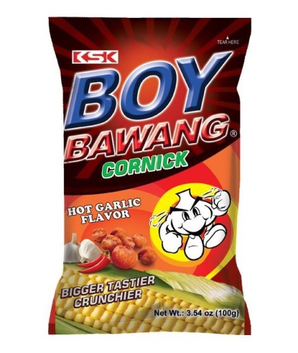 kukurica s cesnakovou príchuťou a chilli 100g BOY BAWANG
