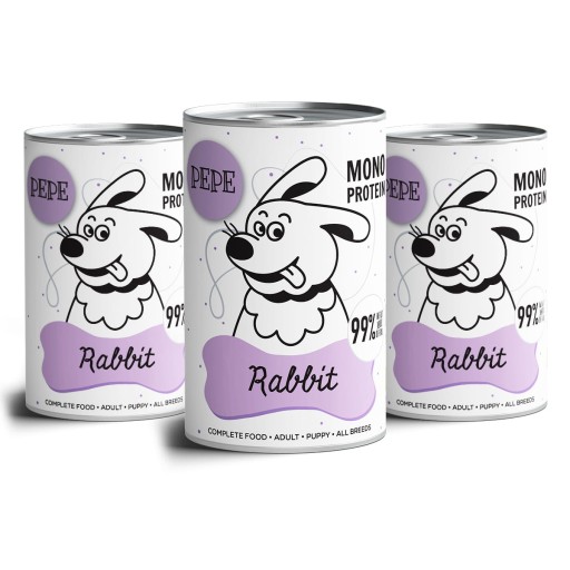 Prepravka PEPE Mono Protein králik 400g