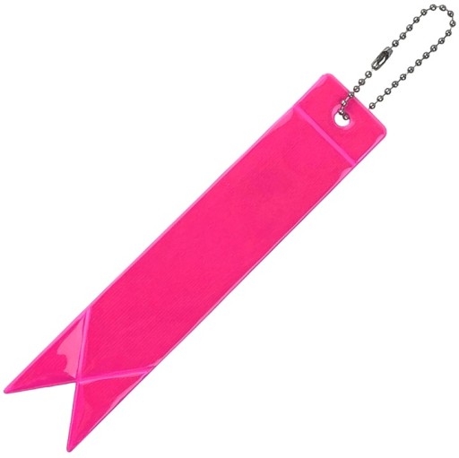REFLEXNÝ PRÍvesok FLUO STRAP GADGET KRÚŽOK NA KĽÚČENKU NA BATOH REFLEXNÝ