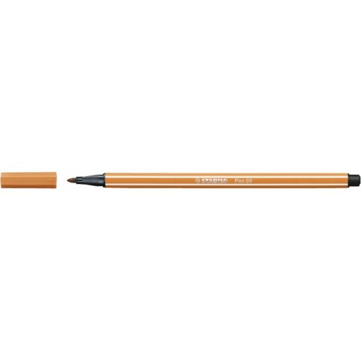 STABILO PEN 68 fixka, tmavý okr
