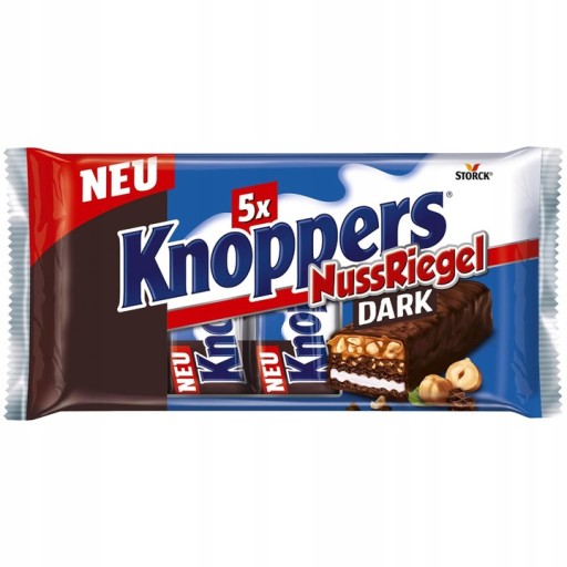 Knoppers Nuss Riegel Dark 5ks 200g