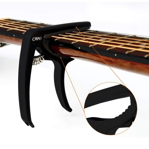 CAPO CAPO NA AKUSTICKÚ KLASICKÚ GITARITU, STRUNOVÝ NÁKRYT