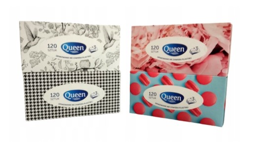 Queen Hygienic Wipes 120 kusov, 3 vrstvy