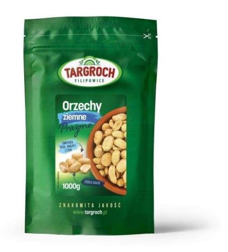 Arašidy pražené, bez soli 1kg Targroch