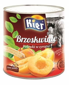 POLOVIKY BROSKYŇA V SVETKOM SIRUPE 820G KONZ